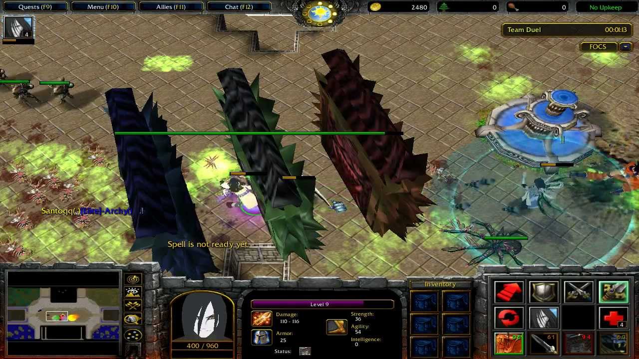 Warcraft 3 Map Fight Of Character Ai